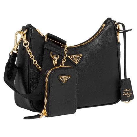 prada goldene tasche|Prada bag re edition.